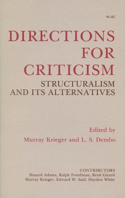 Directions for Criticism (hftad)
