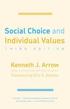Social Choice and Individual Values