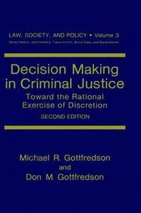 Decision Making in Criminal Justice (inbunden)