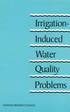 Irrigation-Induced Water Quality Problems