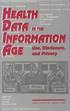 Health Data in the Information Age