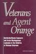 Veterans and Agent Orange