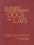 Nutrient Requirements of Dogs and Cats