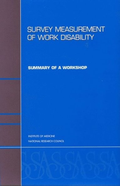 Survey Measurement of Work Disability (e-bok)