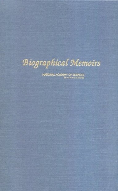 Biographical Memoirs (e-bok)
