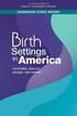 Birth Settings in America
