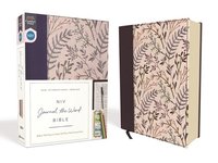 Niv, Journal The Word Bible (Perfect For Note-Taking), Cloth Over Board, Pink Floral, Red Letter, Comfort Print (inbunden)
