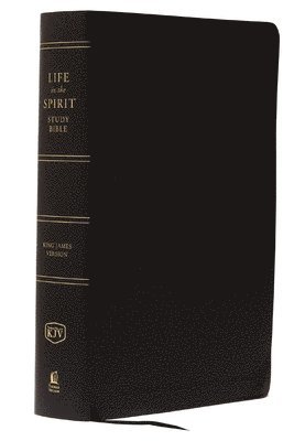 KJV, Life in the Spirit Study Bible, Bonded Leather, Black, Red Letter (inbunden)