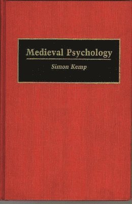Medieval Psychology (inbunden)