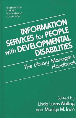 Information Services for People with Developmental Disabilities (inbunden)