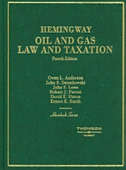 Oil and Gas Law and Taxation (inbunden)
