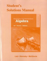 Student Solutions Manual for Beginning and Intermediate Algebra (häftad)