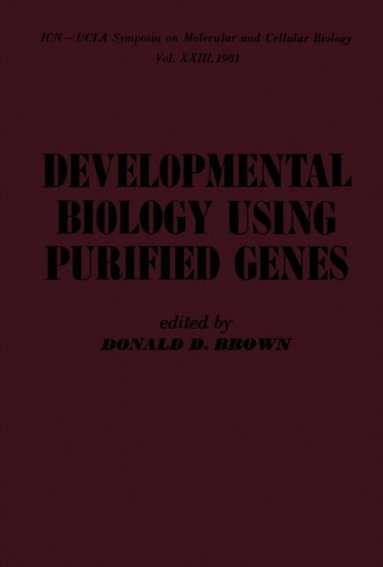 Developmental Biology Using Purified Genes (e-bok)