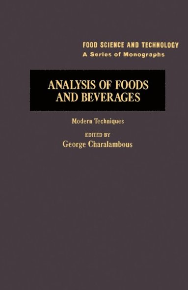 Analysis of Foods and Beverages (inbunden)