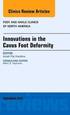 Innovations in the Cavus Foot Deformity, An Issue of Foot and Ankle Clinics