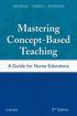 Mastering Concept-Based Teaching