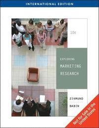 Exploring Marketing Research, International Edition (with Qualtrics Card) (hftad)