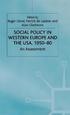 Social Policy in Western Europe and the USA, 195080