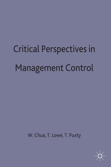 Critical Perspectives in Management Control (inbunden)