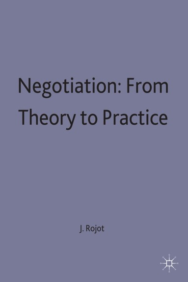 Negotiation: From Theory to Practice (inbunden)