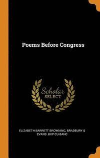 Poems Before Congress (inbunden)