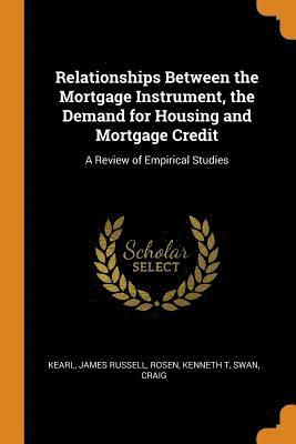 Relationships Between the Mortgage Instrument, the Demand for Housing and Mortgage Credit (hftad)