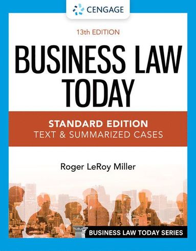 Business Law Today - Standard Edition (inbunden)