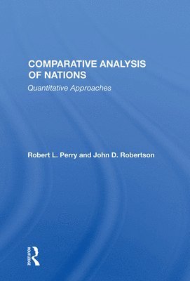 Comparative Analysis Of Nations (inbunden)