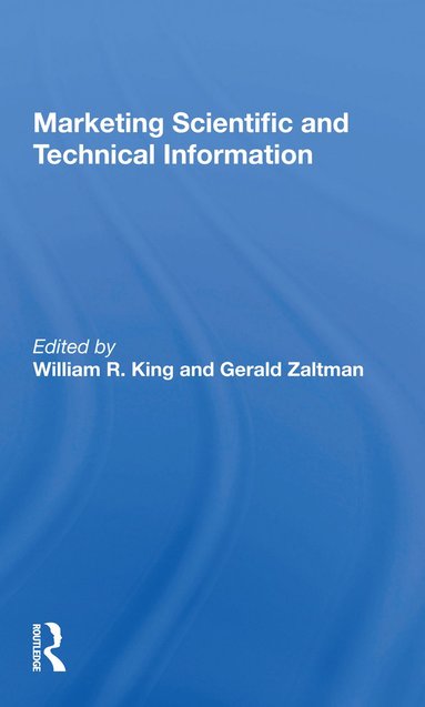 Marketing Scientific and Technical Information (häftad)