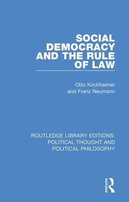 Social Democracy and the Rule of Law (inbunden)
