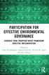 Participation for Effective Environmental Governance
