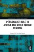 Personalist Rule in Africa and Other World Regions