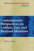 Contemporary Perspectives on Lesbian, Gay, and Bisexual Identities