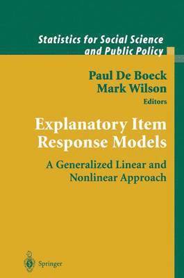 Explanatory Item Response Models (inbunden)