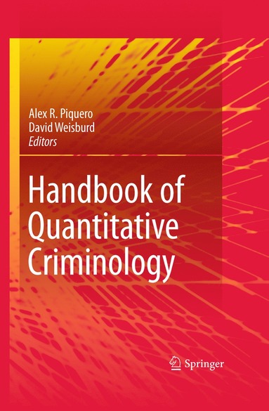 Handbook of Quantitative Criminology (inbunden)
