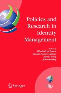 Policies and Research in Identity Management (e-bok)