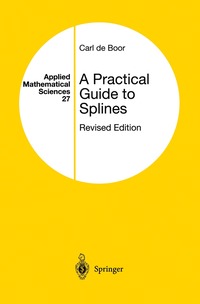 A Practical Guide To Splines Carl De Boor Bok 9780387953663 Bokus