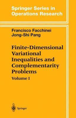 Finite-Dimensional Variational Inequalities and Complementarity Problems (inbunden)