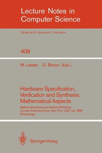 Hardware Specification, Verification and Synthesis: Mathematical Aspects (hftad)