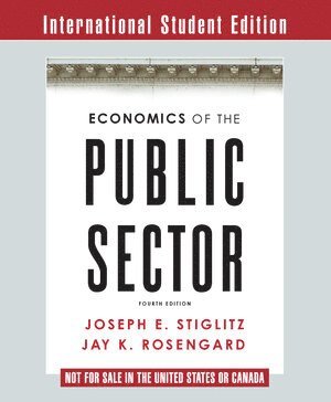 Economics of the Public Sector (inbunden)