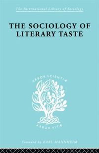 Sociology Lit Taste     Ils 90 (inbunden)