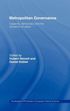 Metropolitan Governance in the 21st Century