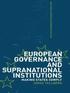 European Governance and Supranational Institutions