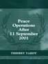 Peace Operations After 11 September 2001