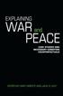 Explaining War and Peace