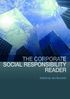 The Corporate Social Responsibility Reader