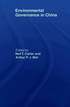 Environmental Governance in China