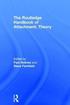 The Routledge Handbook of Attachment: Theory