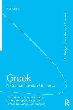 Greek: A Comprehensive Grammar of the Modern Language (hftad)