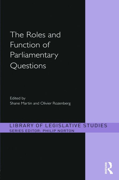 Roles and Function of Parliamentary Questions (inbunden)